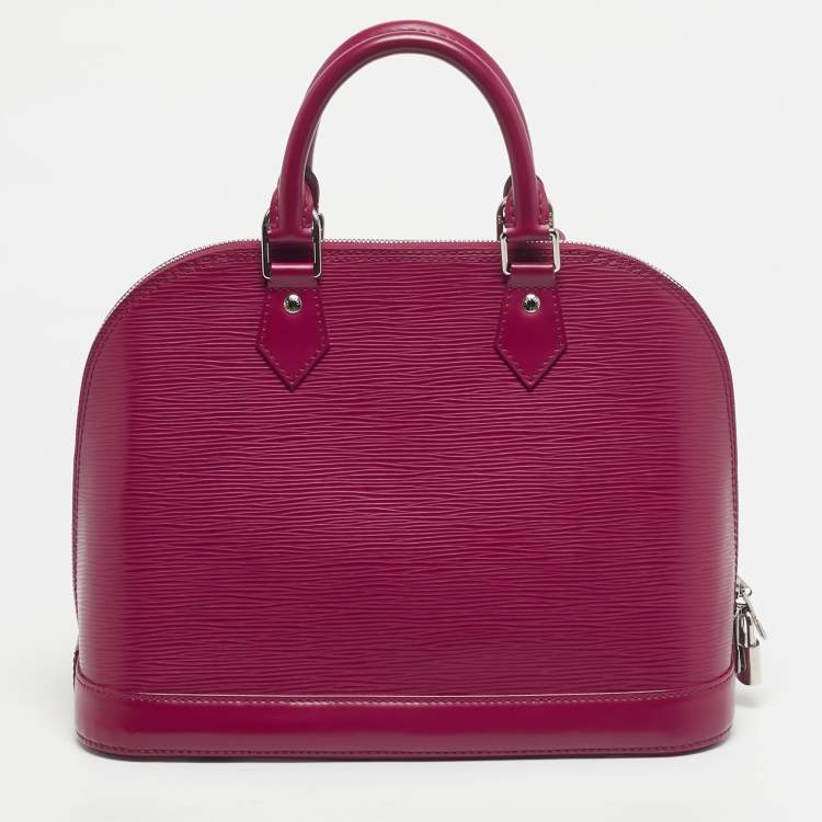 Pre Owned Louis Vuitton Grenade Epi Leather Alma PM Bag