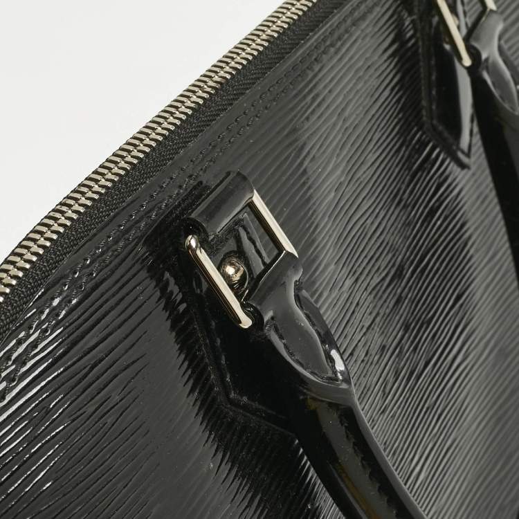 Pre Owned Louis Vuitton Black Electric Epi Leather Alma GM Bag