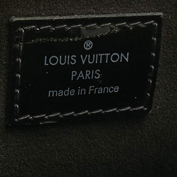 Pre Owned Louis Vuitton Black Electric Epi Leather Alma GM Bag