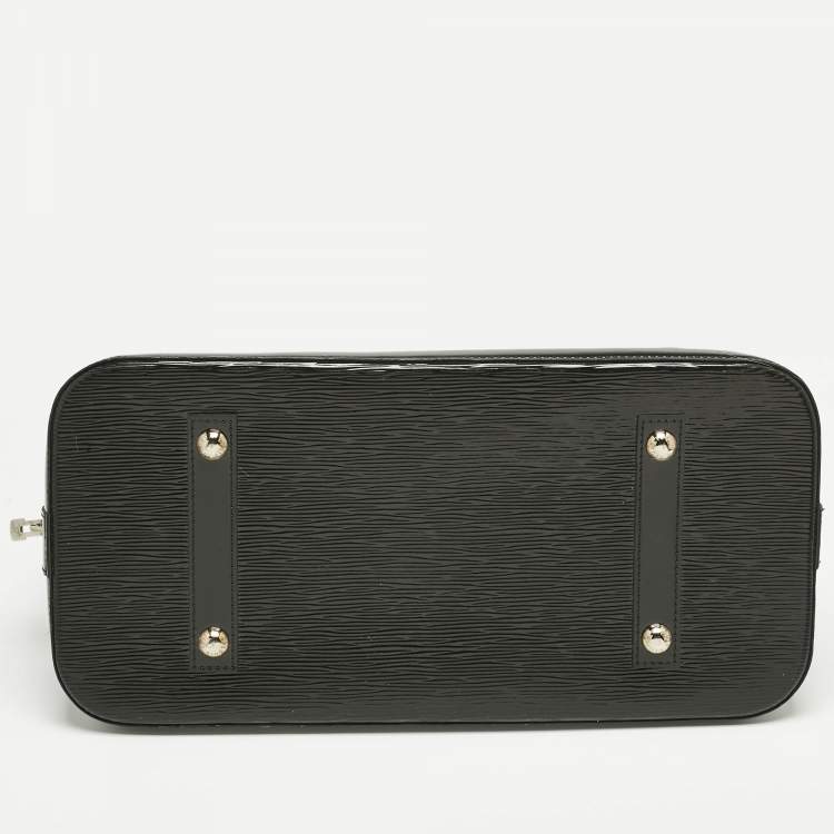 Pre Owned Louis Vuitton Black Electric Epi Leather Alma GM Bag