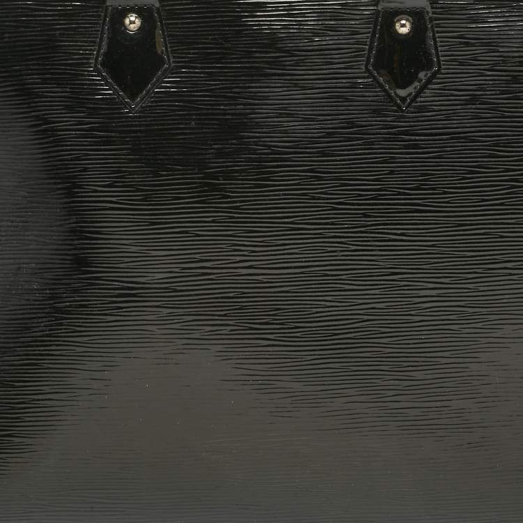 Pre Owned Louis Vuitton Black Electric Epi Leather Alma GM Bag