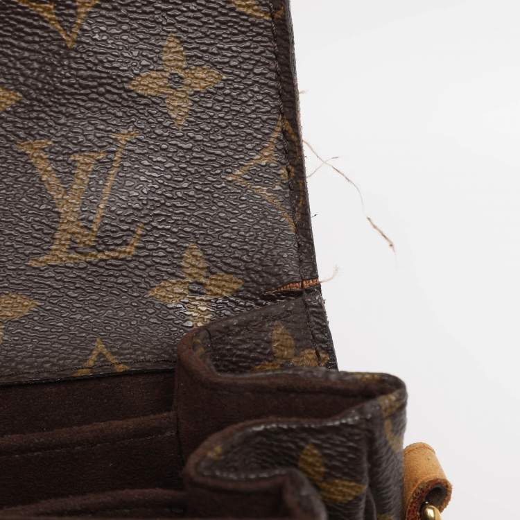 Pre Owned Louis Vuitton Monogram Canvas Pochette Metis Bag