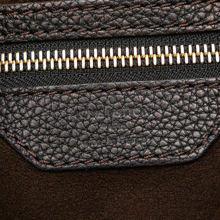 Pre Owned Louis Vuitton Black Monogram Mahina L