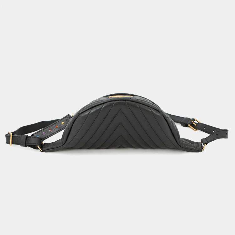 Pre Owned Louis Vuitton New Wave Noir Calfskin Bumbag