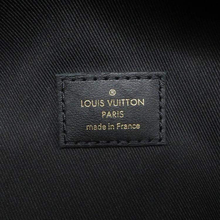 Pre Owned Louis Vuitton New Wave Noir Calfskin Bumbag