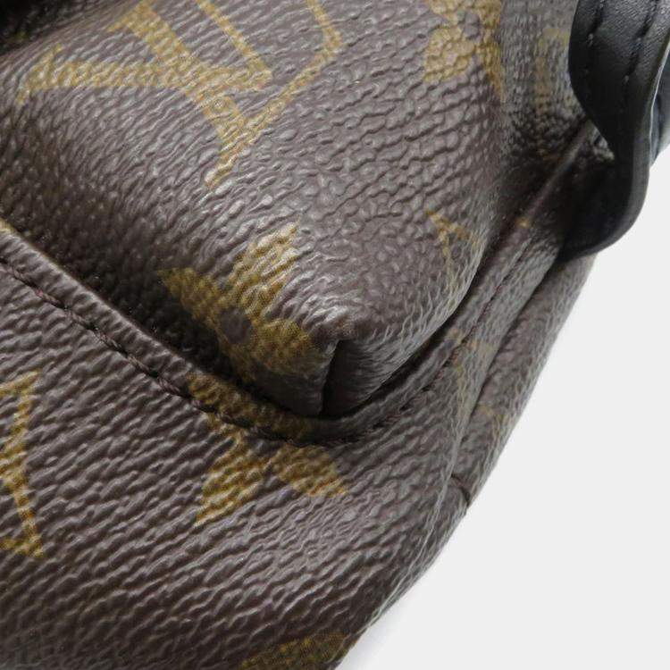 Pre Owned Louis Vuitton Palm Springs Mini Noir Monogram Canvas Backpack
