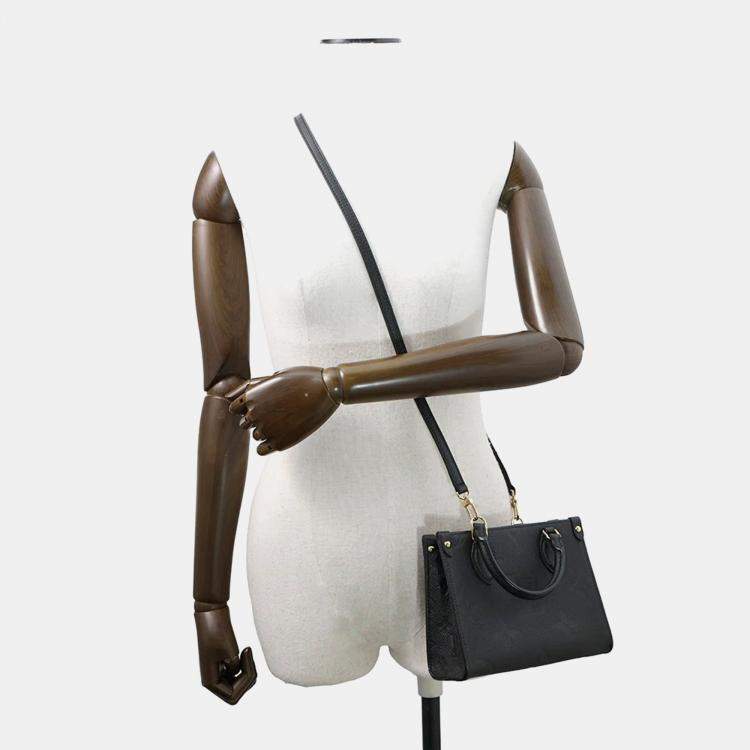 Pre Owned Louis Vuitton Onthego BB Noir Monogram Empreinte Leather Tote Bag