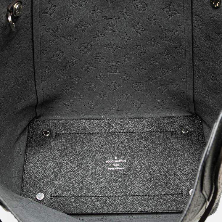 Pre Owned Louis Vuitton Black Monogram Mahina Hina MM