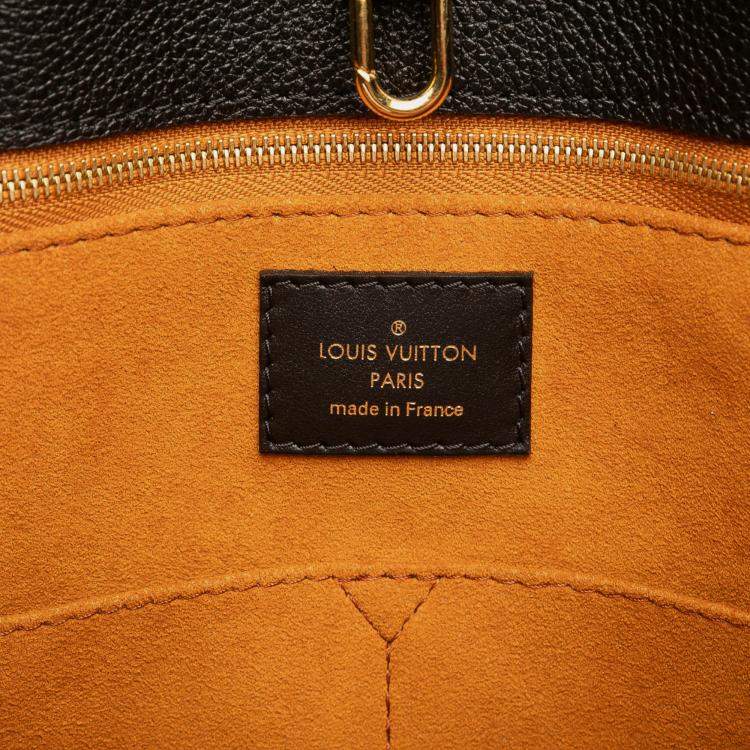 Pre Owned Louis Vuitton Black Monogram Empreinte Onthego MM