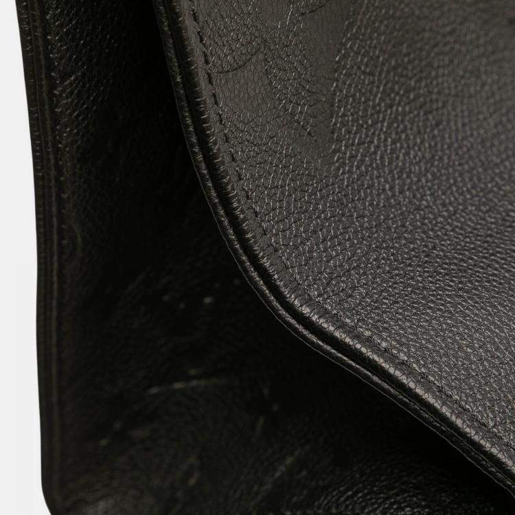 Pre Owned Louis Vuitton Black Monogram Empreinte Onthego MM