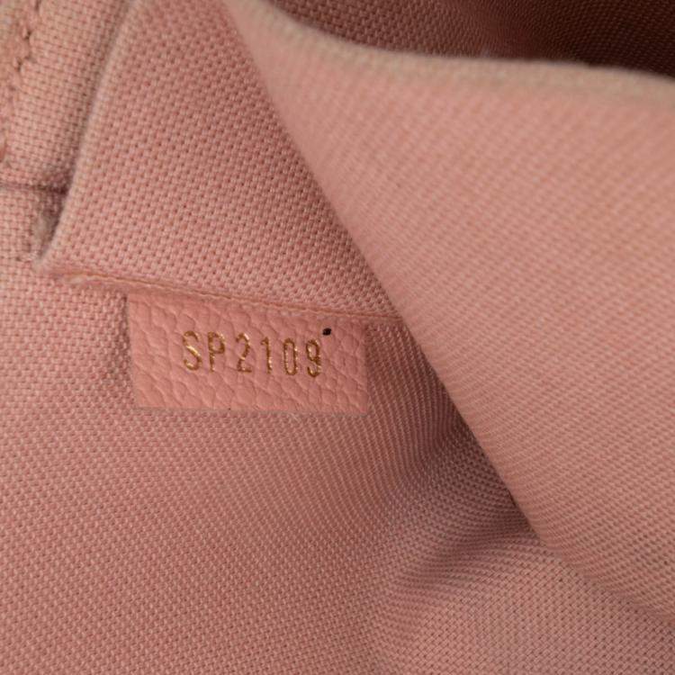 Pre Owned Louis Vuitton Pink Monogram Empreinte Pochette Felicie