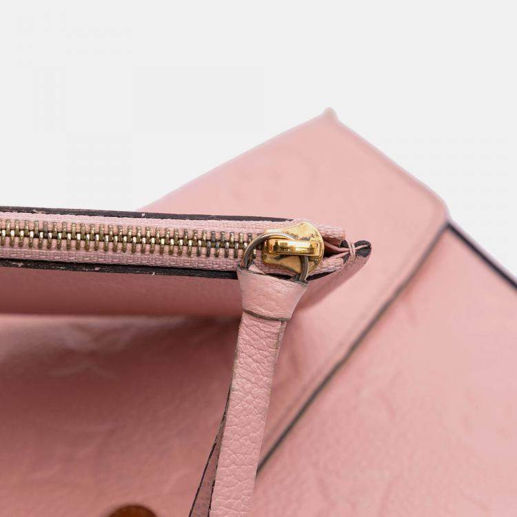 Pre Owned Louis Vuitton Pink Monogram Empreinte Pochette Felicie