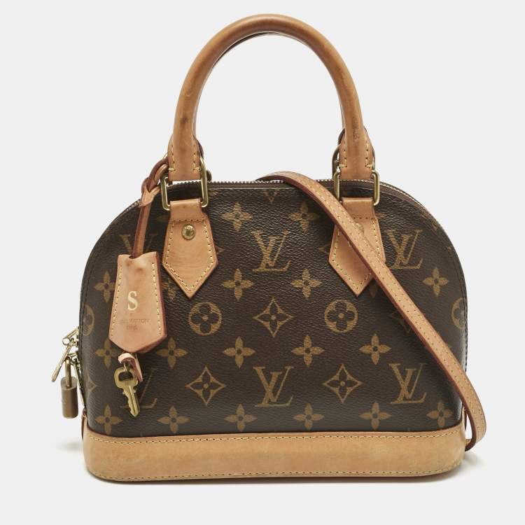 Pre Owned Louis Vuitton Monogram Canvas Alma BB Bag