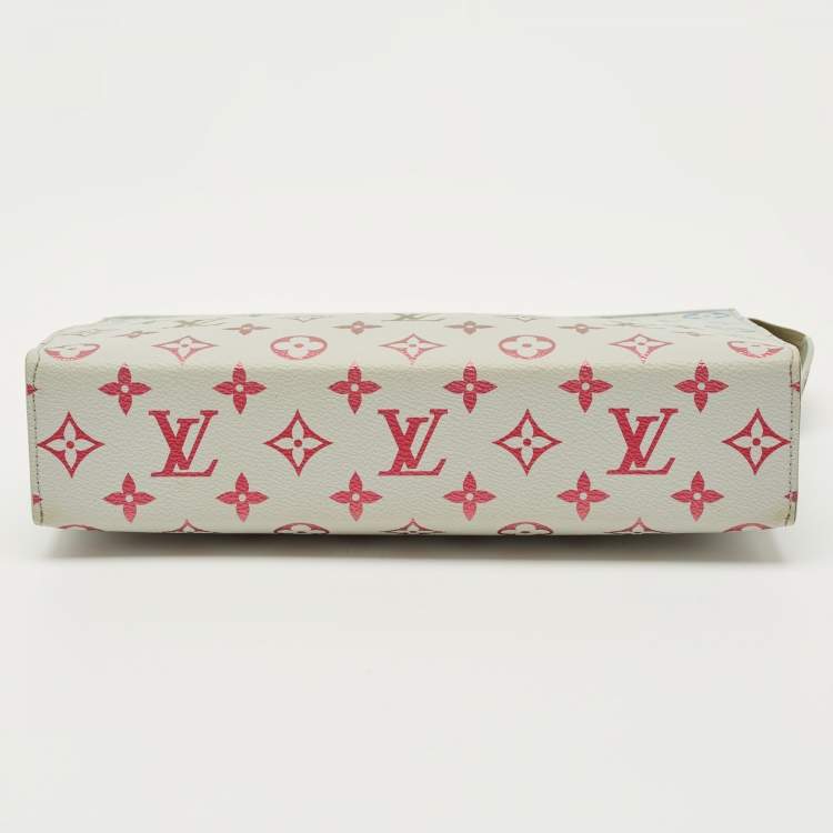 Pre Owned Louis Vuitton Gradient Grey Monogram Canvas Pochette Voyage MM