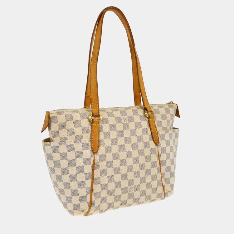 Pre Owned Louis Vuitton Damier Azur Totally PM Tote Bag