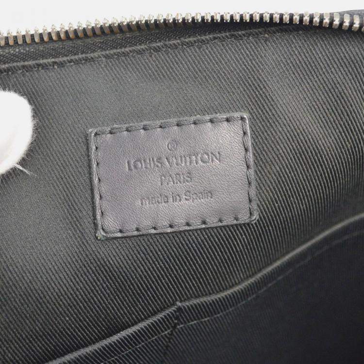 Pre Owned Louis Vuitton Black Damier Infini Discovery Messenger PM