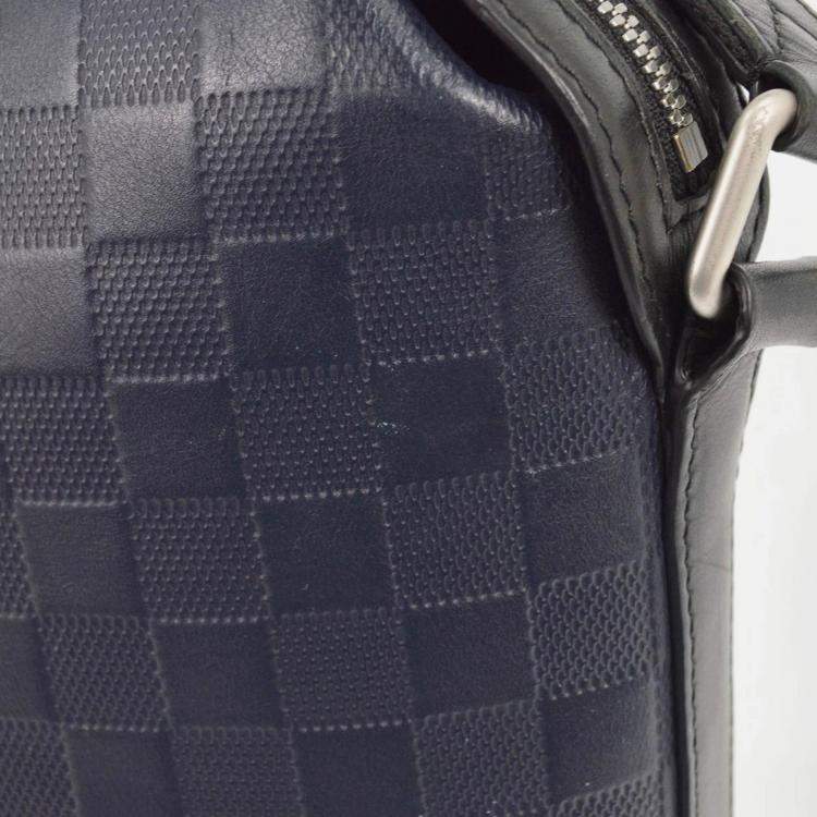 Pre Owned Louis Vuitton Black Damier Infini Discovery Messenger PM