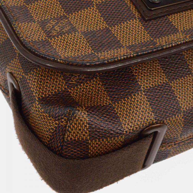 Pre Owned Louis Vuitton Damier Brooklyn PM Shoulder Bag