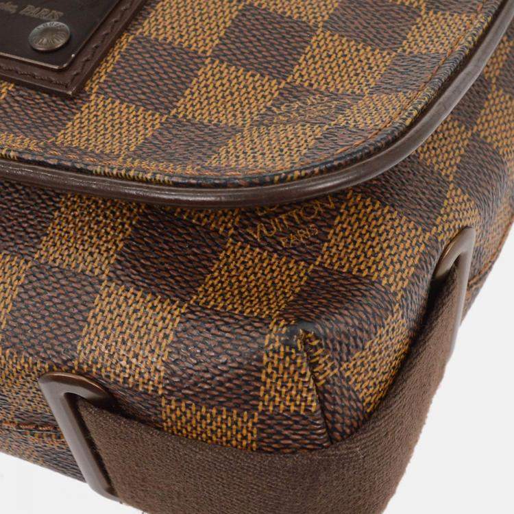 Pre Owned Louis Vuitton Damier Brooklyn PM Shoulder Bag