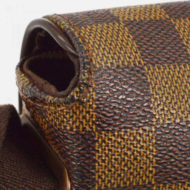 Pre Owned Louis Vuitton Damier Brooklyn PM Shoulder Bag