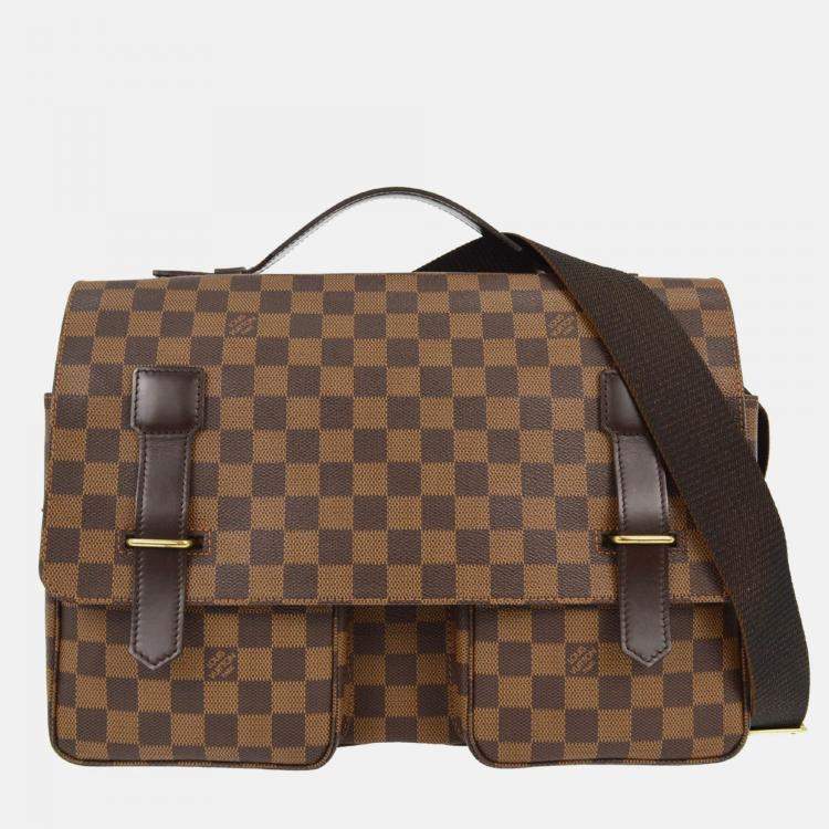 Pre Owned Louis Vuitton Damier Broadway 2way Business Handbag