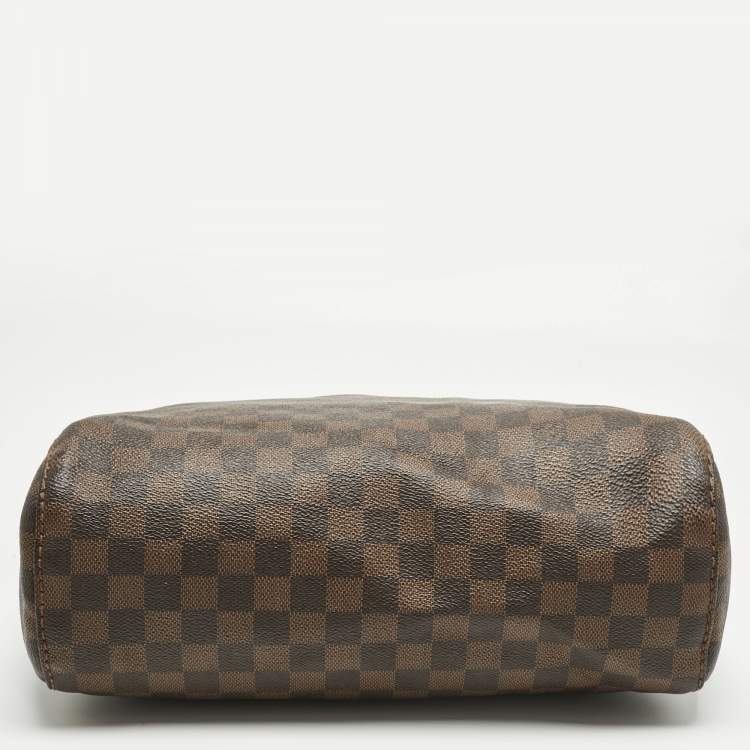 Pre Owned Louis Vuitton Damier Ebene Canvas Portobello PM Bag