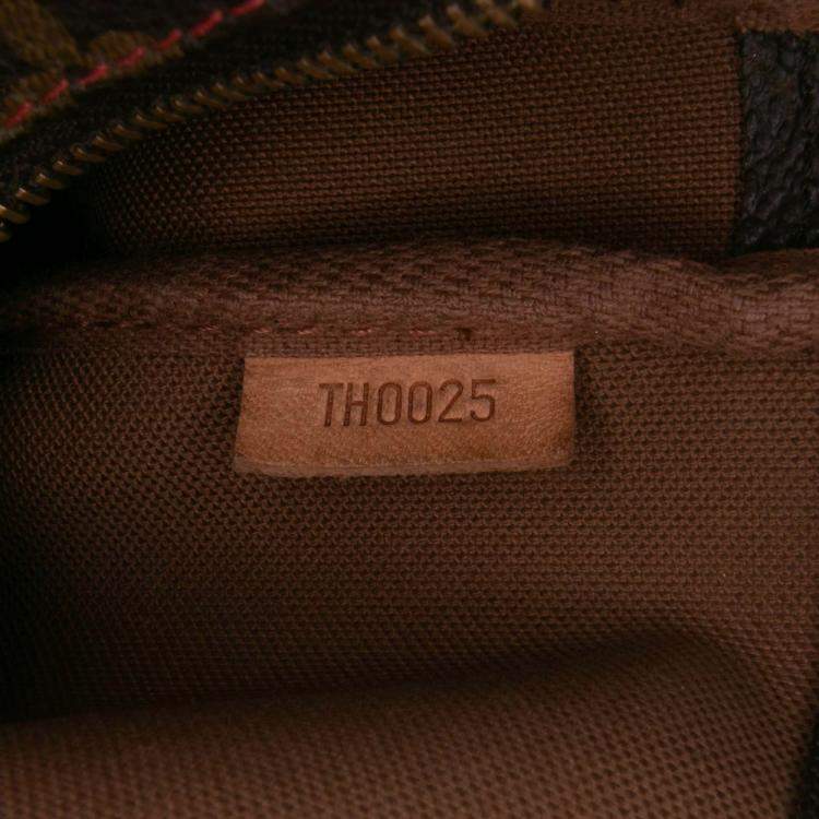 Pre Owned Louis Vuitton Brown Takashi Murakami Monogram Cherry Pochette Accessoires