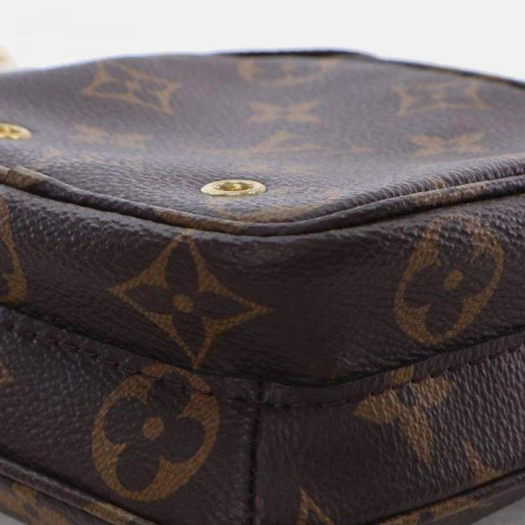 Pre Owned Louis Vuitton Brown Monogram Utility Phone Sleeve