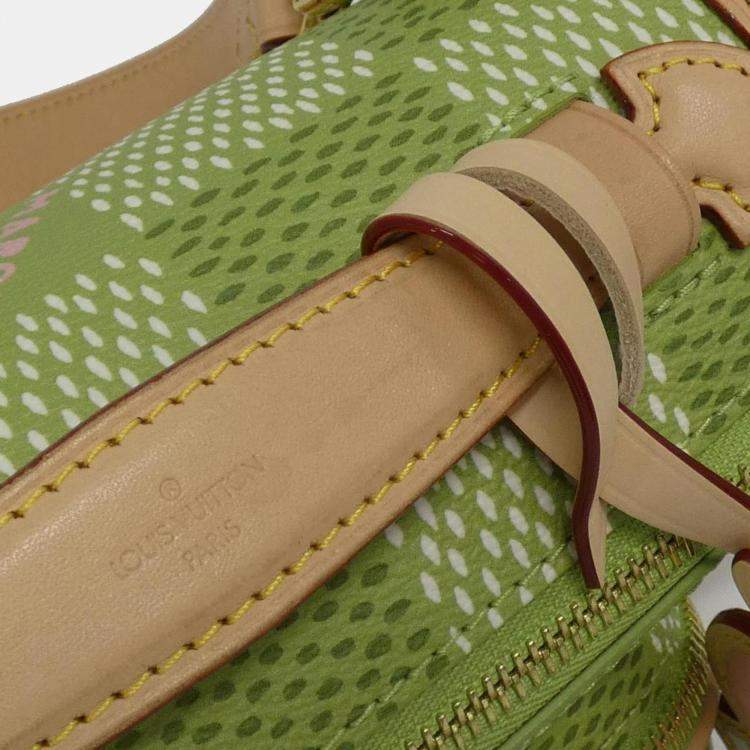 Pre Owned Louis Vuitton Green Damier Golf Mini Handbag
