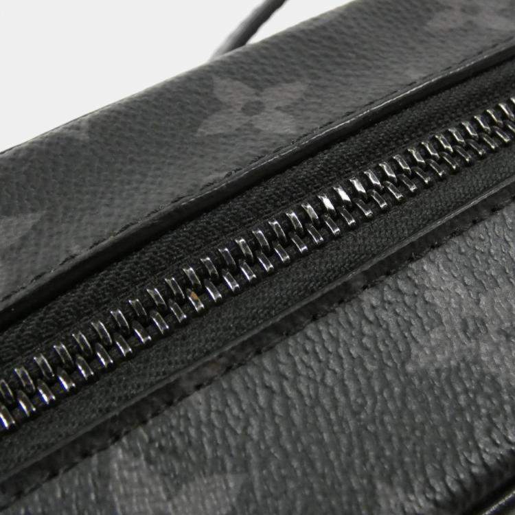 Pre Owned Louis Vuitton Black Monogram Eclipse Mini Soft Trunk Shoulder Bag