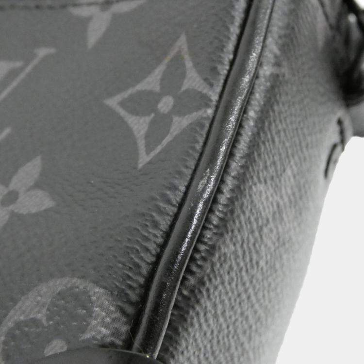 Pre Owned Louis Vuitton Black Monogram Eclipse Mini Soft Trunk Shoulder Bag