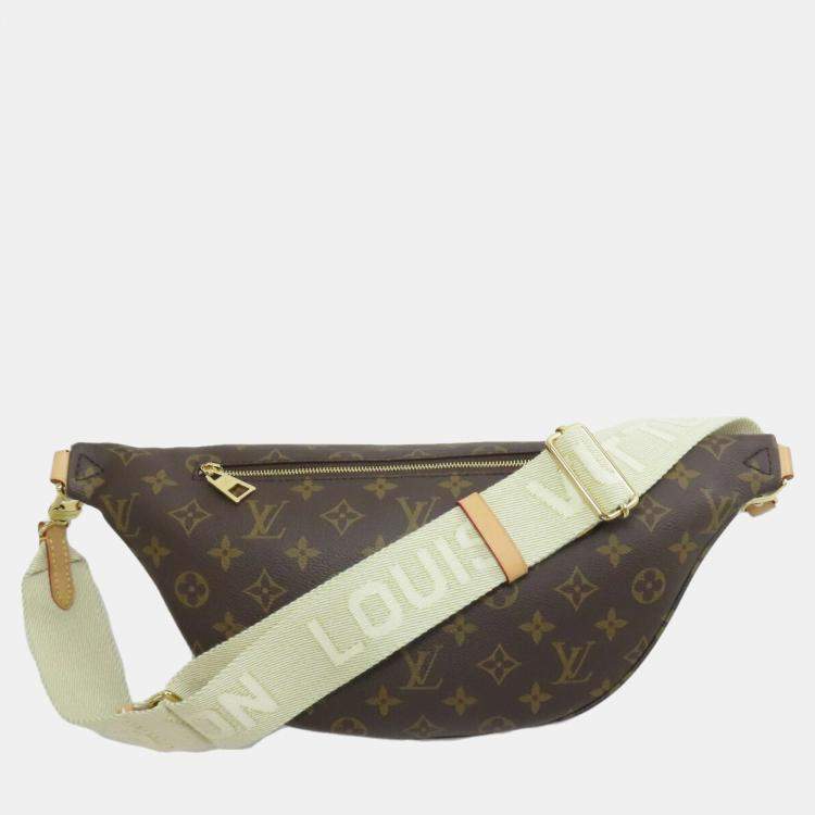 Pre Owned Louis Vuitton High-Rise Brown Monogram Canvas Hip Bag/Waist Bag 