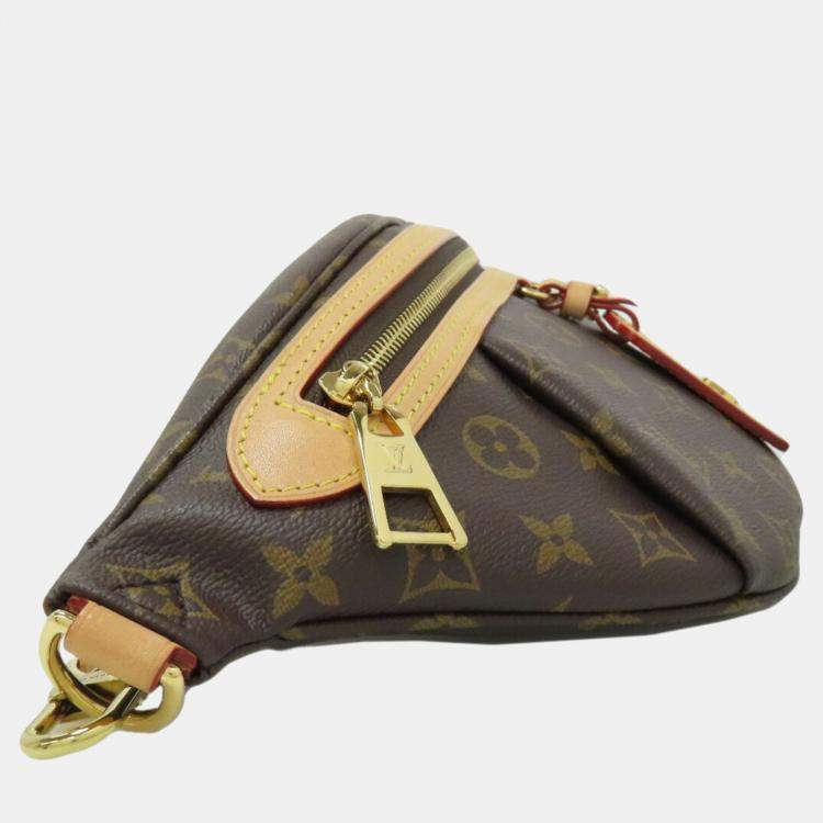 Pre Owned Louis Vuitton High-Rise Brown Monogram Canvas Hip Bag/Waist Bag 