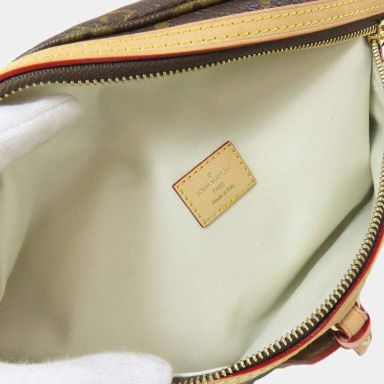 Pre Owned Louis Vuitton High-Rise Brown Monogram Canvas Hip Bag/Waist Bag 