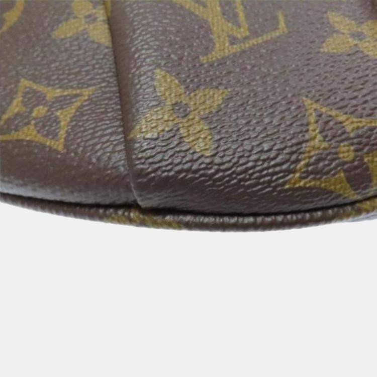 Pre Owned Louis Vuitton High-Rise Brown Monogram Canvas Hip Bag/Waist Bag 