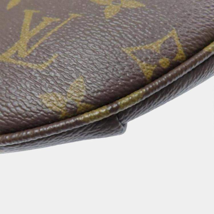 Pre Owned Louis Vuitton High-Rise Brown Monogram Canvas Hip Bag/Waist Bag 