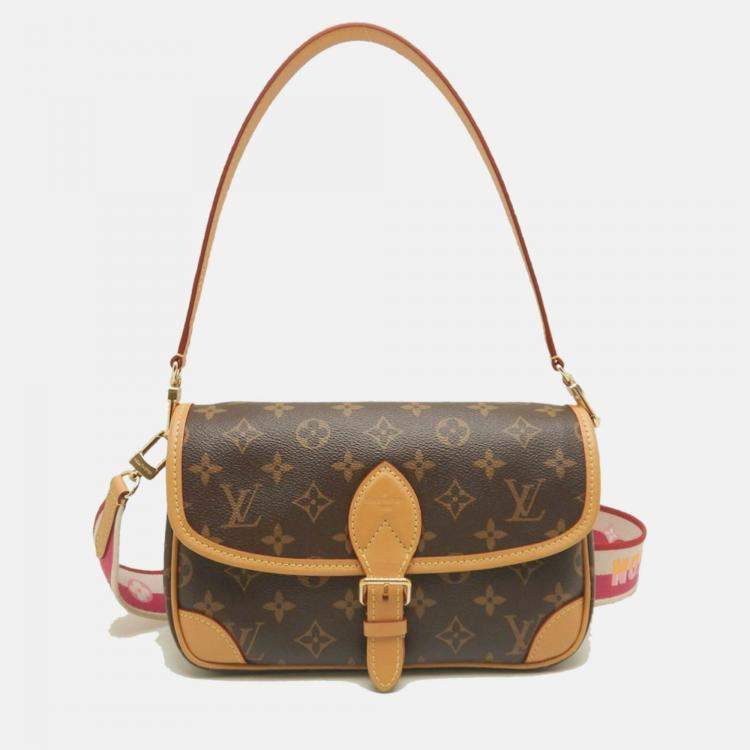 Pre Owned Louis Vuitton Monogram Diane M45985 Shoulder Bag Fuchsia