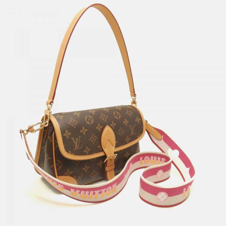 Pre Owned Louis Vuitton Monogram Diane M45985 Shoulder Bag Fuchsia