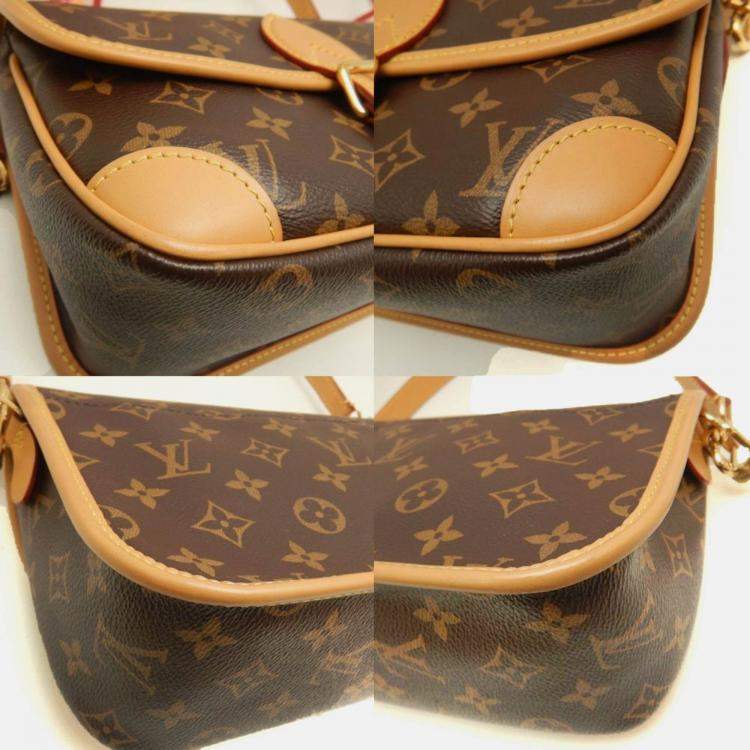 Pre Owned Louis Vuitton Monogram Diane M45985 Shoulder Bag Fuchsia