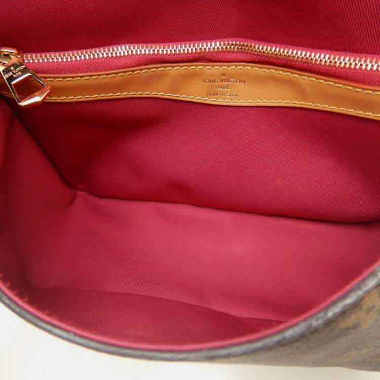 Pre Owned Louis Vuitton Monogram Diane M45985 Shoulder Bag Fuchsia