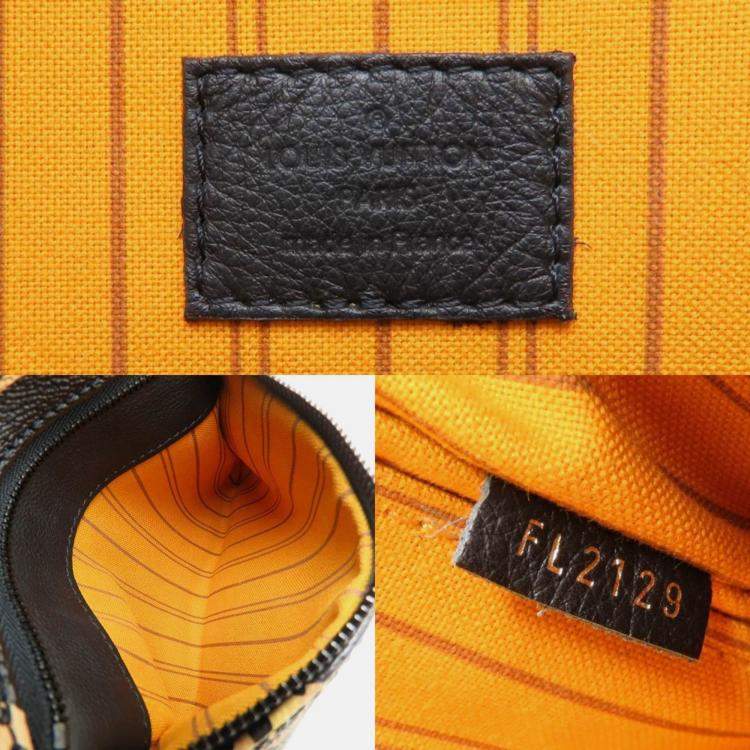 مملوكة مسبقًا Louis Vuitton Monogram Jungle Palm Springs Pm Backpack Leopard Print Black And Brown