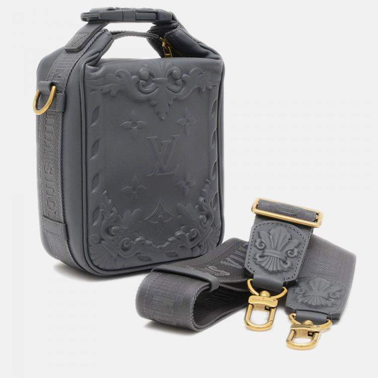 Pre Owned Louis Vuitton Cruiser Messenger Shoulder Bag Grey