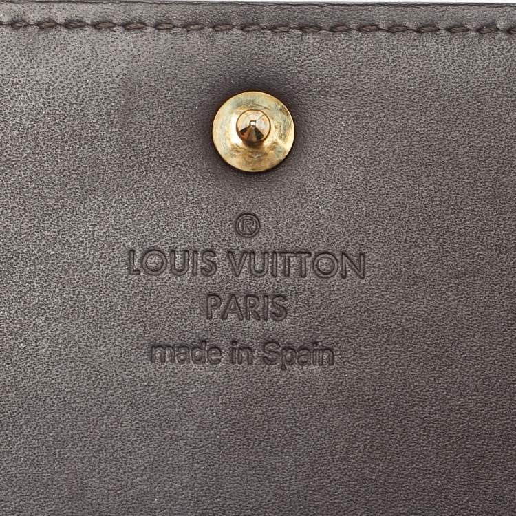 Pre Owned  Louis Vuitton Amarante Monogram Vernis Business Card Holder
