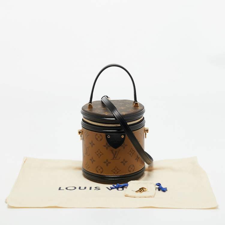 Pre Owned Louis Vuitton Monogram and Reverse Monogram Canvas Cannes Bag