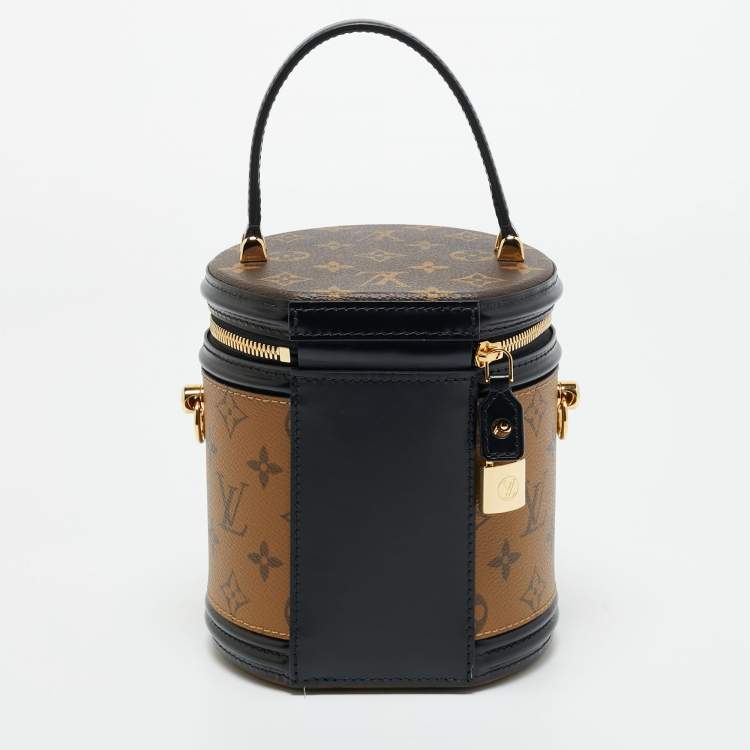 Pre Owned Louis Vuitton Monogram and Reverse Monogram Canvas Cannes Bag