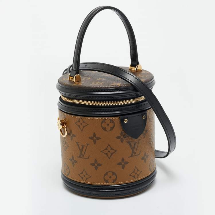 Pre Owned Louis Vuitton Monogram and Reverse Monogram Canvas Cannes Bag