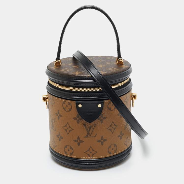 Pre Owned Louis Vuitton Monogram and Reverse Monogram Canvas Cannes Bag