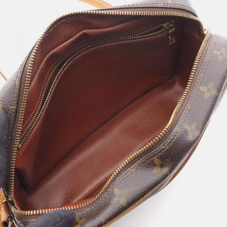 Pre Owned Louis Vuitton Blois Crossbody Shoulder Bag  Monogram Canvas Brown