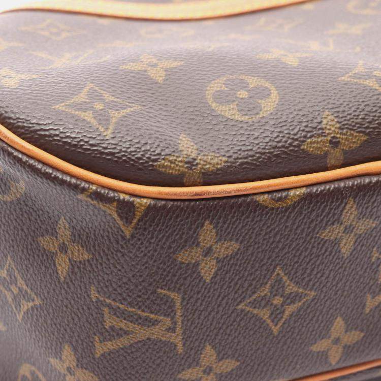 Pre Owned Louis Vuitton Blois Crossbody Shoulder Bag  Monogram Canvas Brown