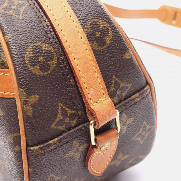 Pre Owned Louis Vuitton Blois Crossbody Shoulder Bag  Monogram Canvas Brown
